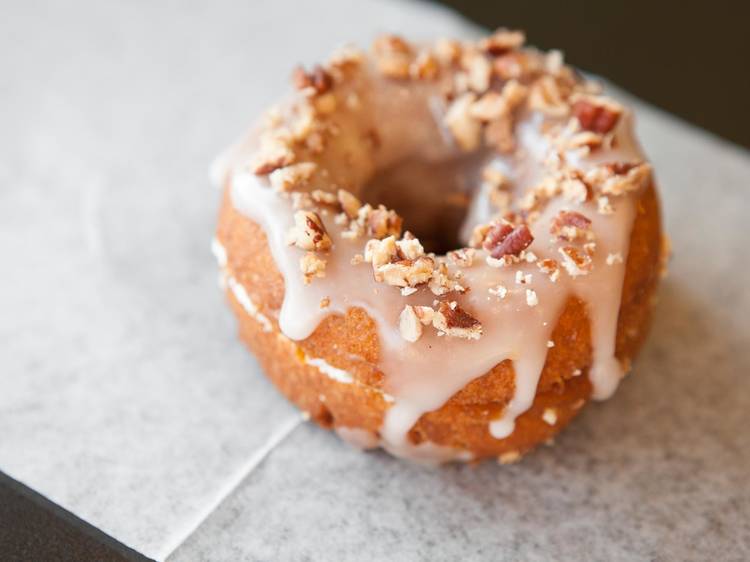 Pumpkin cake donut at Donut Friend