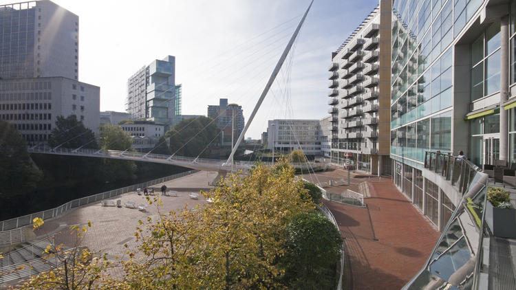 The River Bar, The Lowry Hotel, Manchester, View