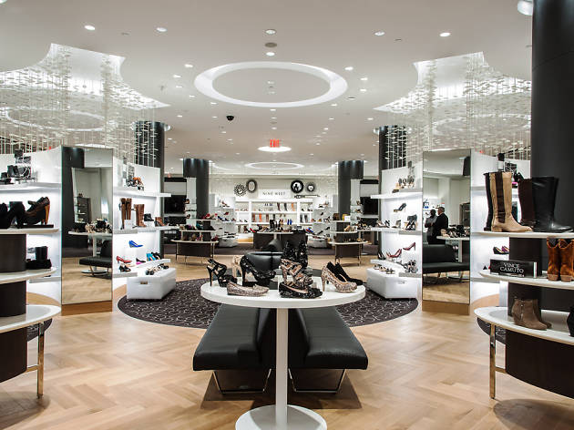 macy's department store shoe department