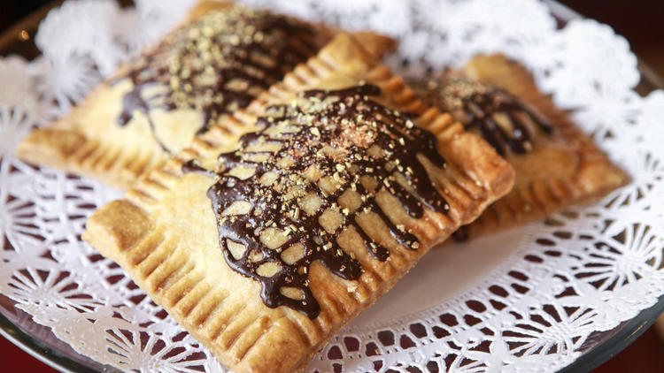 Pumpkin pop tarts at Nickel Diner