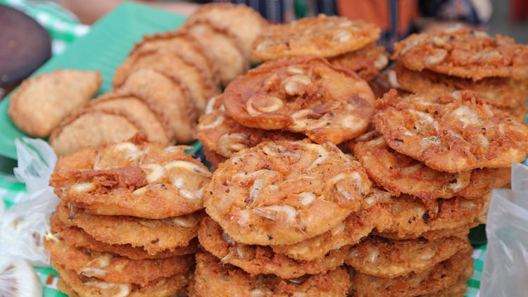 Prawn fritters