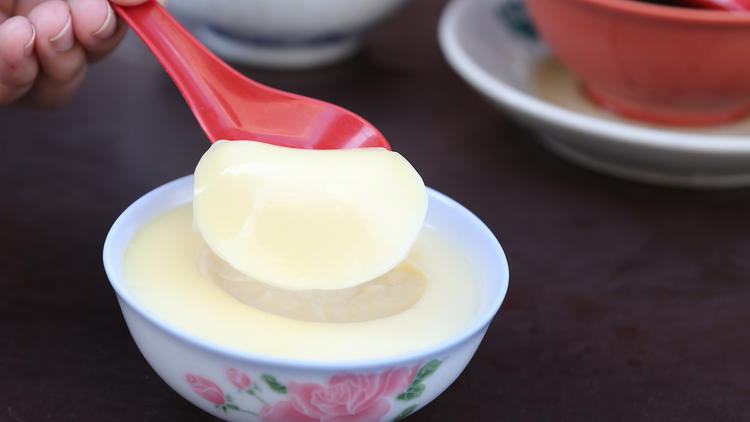 Steamed egg custard