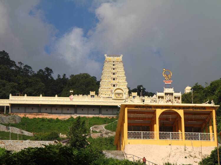 Indian temples on Waterfall Road