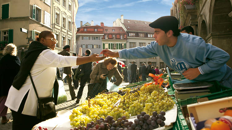 Lausanne market