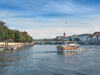 11. Drift over the Rhine in Basel