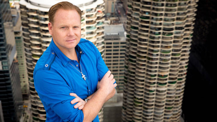 Nik Wallenda will walk between the Marina City towers and the Leo Burnett Building on Sunday, November 2.