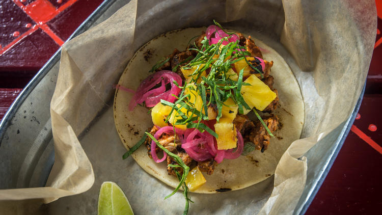 Tijuana Picnic carnitas taco (Paul Wagtouicz)