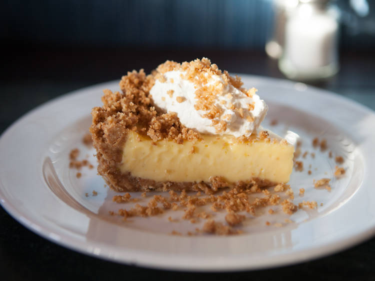 Key lime pie at Crosby's Kitchen