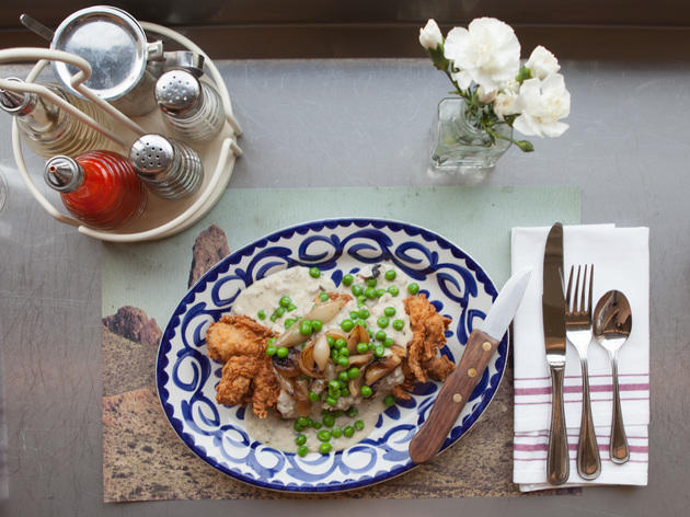 Chicken fried chicken at Dove's Luncheonette.