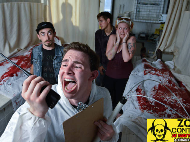 The Navy Pier haunted house is sinking The Fear Haunted House at Navy Pier
