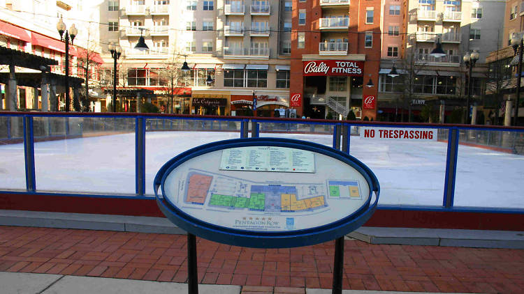 Pentagon Row Ice Skating