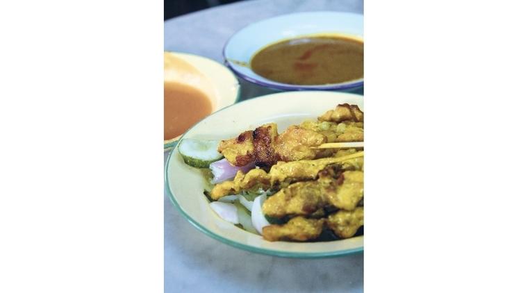 Hainanese style satay