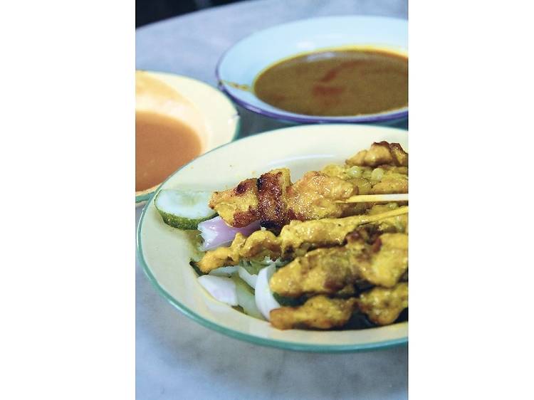 Hainanese style satay