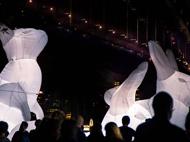 Southbank Centre Winter Festival Rabbits at the Southbank Centre Winter Festival