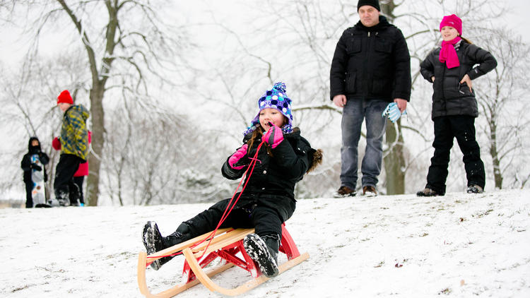 Top sledding hills