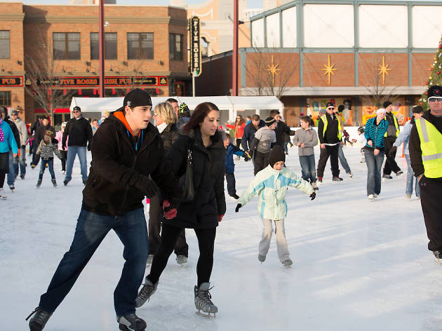 Frozemont Ice Rink Ice skating in Rosemont.