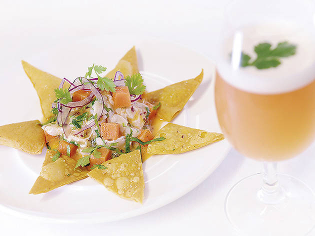 Cebiche amb tigre sour Cebiche amb tigre sour