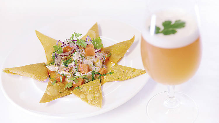 Cebiche amb tigre sour