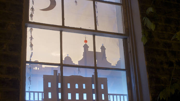 Advent Windows in Greenwich at Christmas