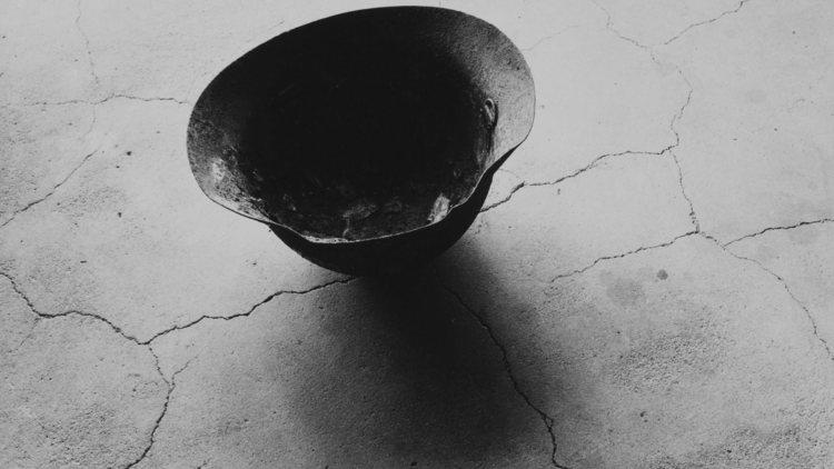 Shomei Tomatsu (Steel Helmet with Skull Bone Fused by Atomic Bomb, Nagasaki 1963)