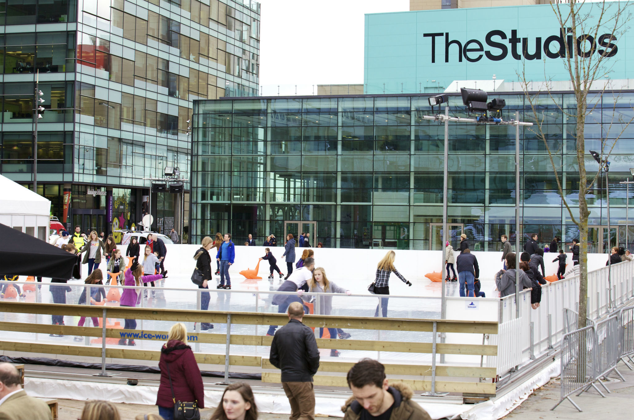 Ice Rink at Media City Things to do in Manchester