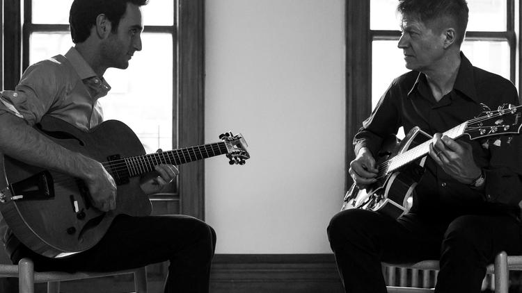 Julian Lage, left, and Nels Cline