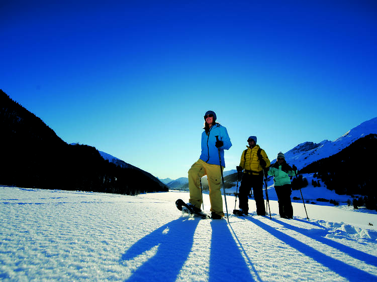 Try a snowshoe walk