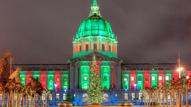 City Hall at Christmas