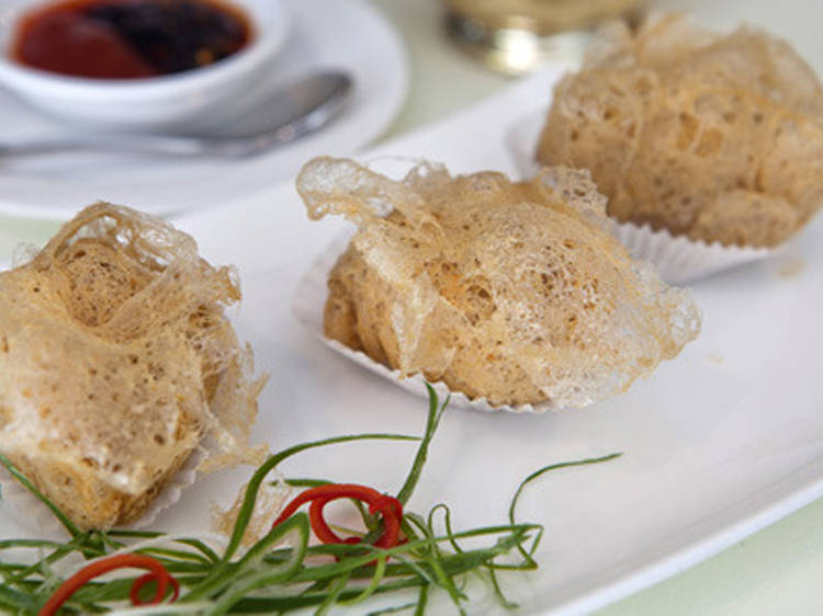 Fried yam paste meat dumplings at Royal China