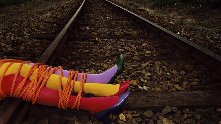 Guy Bourdin (Charles Jourdan, Autumn 1970)