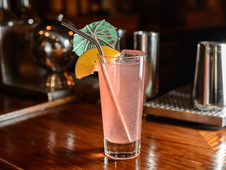 Grapefruit Collins at End of the Century Bar