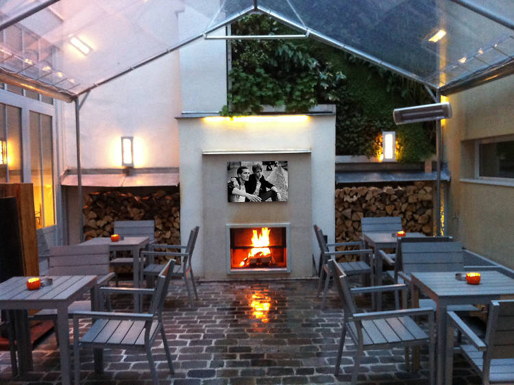 Bars with open fires