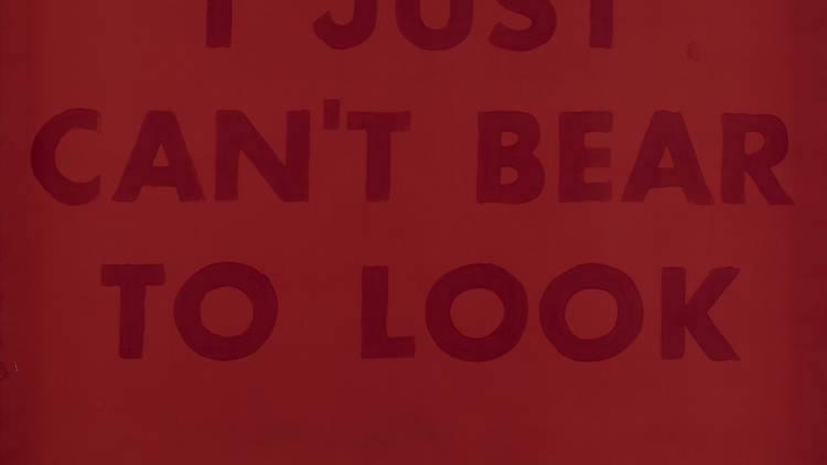 Edward Ruscha, I can't bear to look, 1973 Edward Ruscha, I can't bear to look, 1973