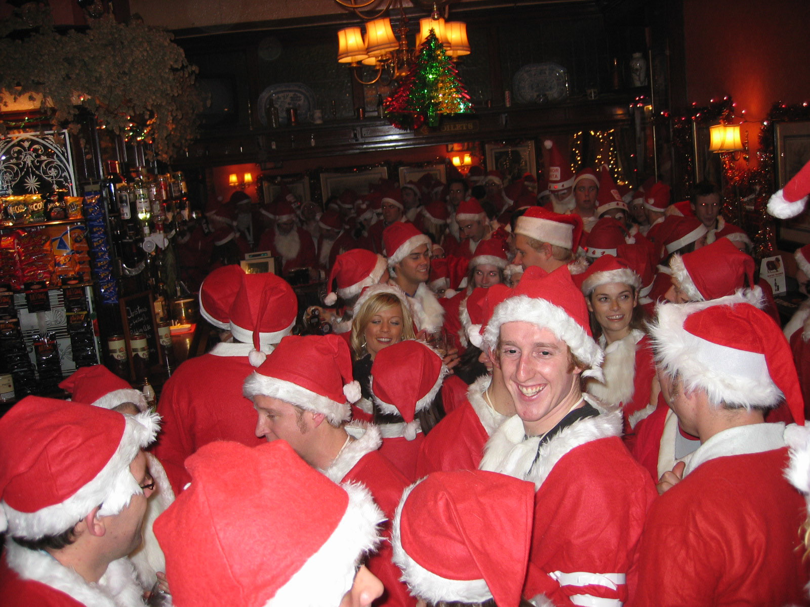 London Santa Pub Crawl Things to do in London