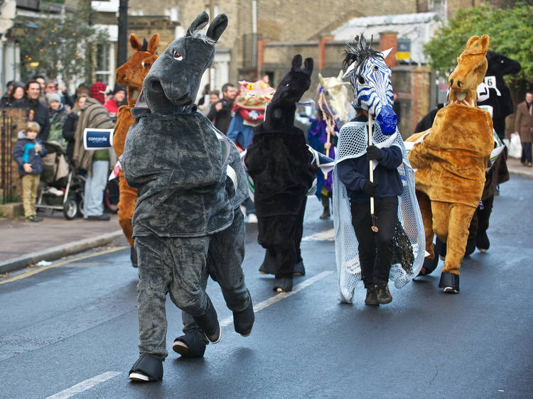 London Pantomime Horse Race