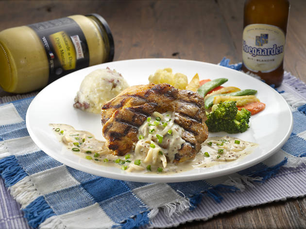 Morganfield's pork shoulder chop Pork shoulder chop