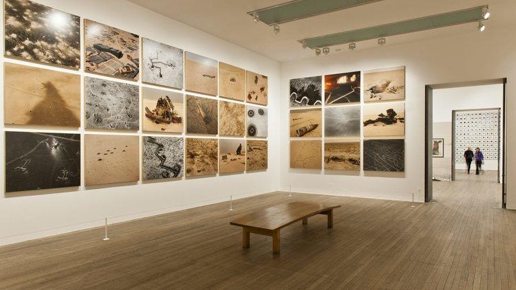 Installation view of 'Conflict, Time, Photography' at Tate Modern 