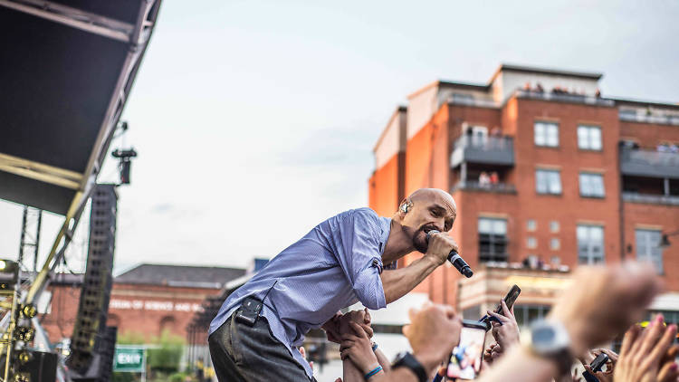 Tim Booth at Castlefield Bowl