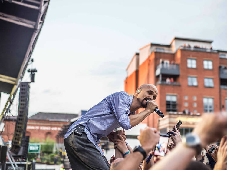 Tim Booth at Castlefield Bowl