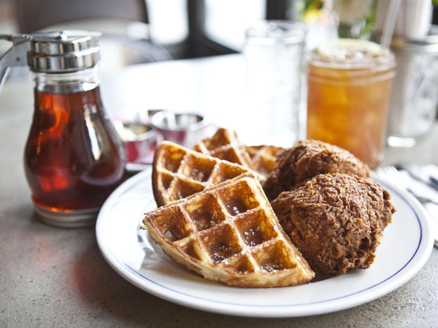 Chicken and Waffles at Sweet Chick