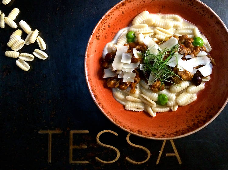 Rabbit cavatelli at Tessa