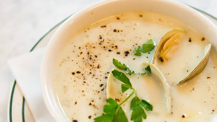 Chowder at Greenpoint Fish & Lobster Co