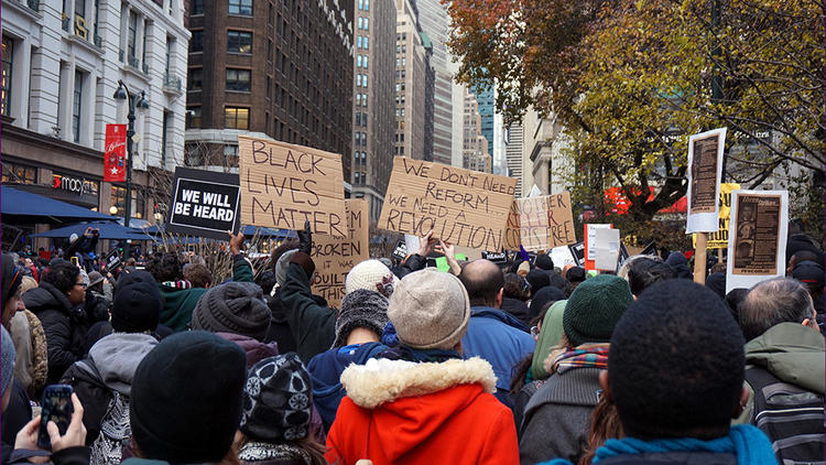 Ferguson and Erik Garner protests and demonstrations in NYC