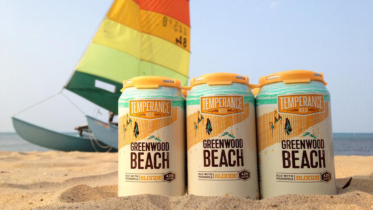 Greenwood Beach from Temperance Brewing Company 