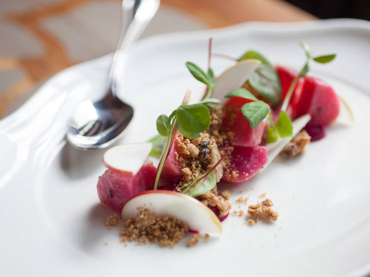 Slow-roasted beets at Bohemian House