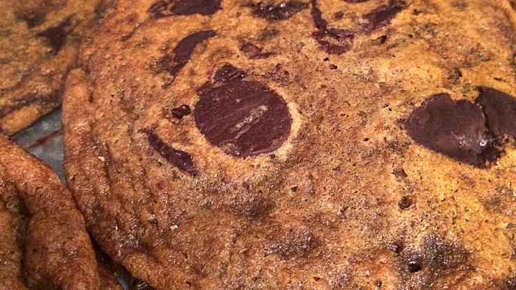 Chocolate chunk cookie at Beatrix 