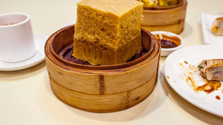 Malay sponge cake at MingHin Cuisine