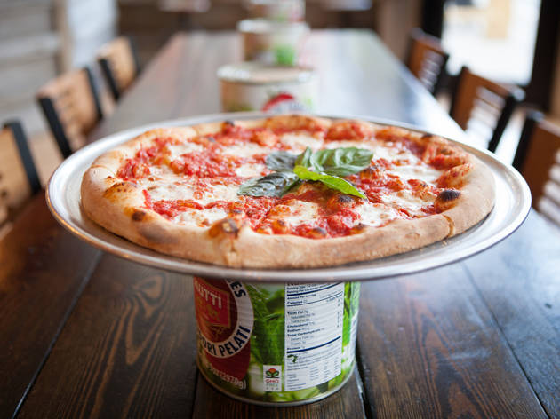 Margherita pizza at Craft Pizza Margherita pizza at Craft Pizza