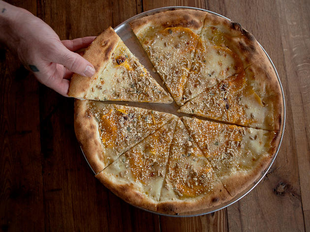 Butternut pizza at Reno Butternut pizza at Reno