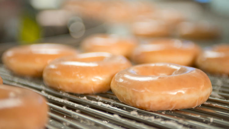 Krispy Kreme original glazed donut